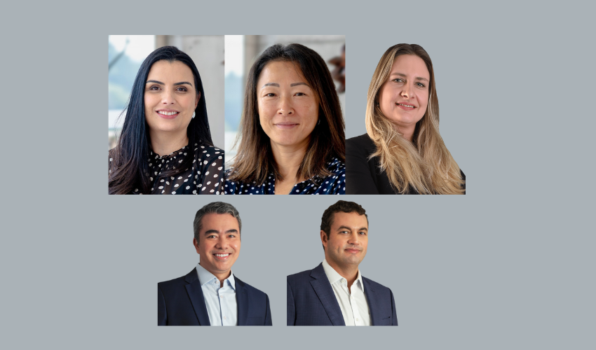 Julia Lobo and Cristina Tomiyama,Anja Pfleger Andrade, Jean Marcel Arakawa, Caio Cossermelli